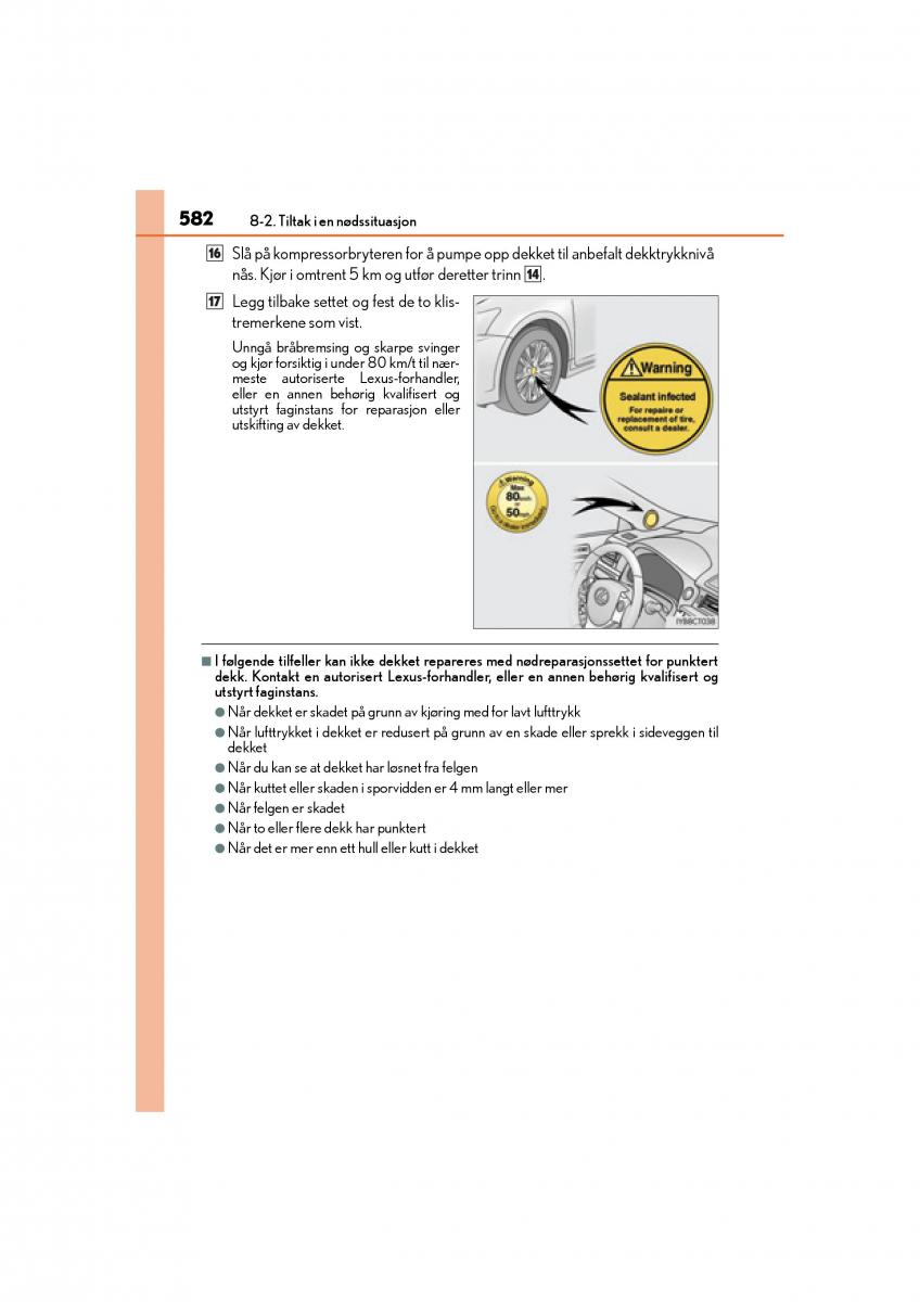 Lexus CT200h bruksanvisningen / page 584