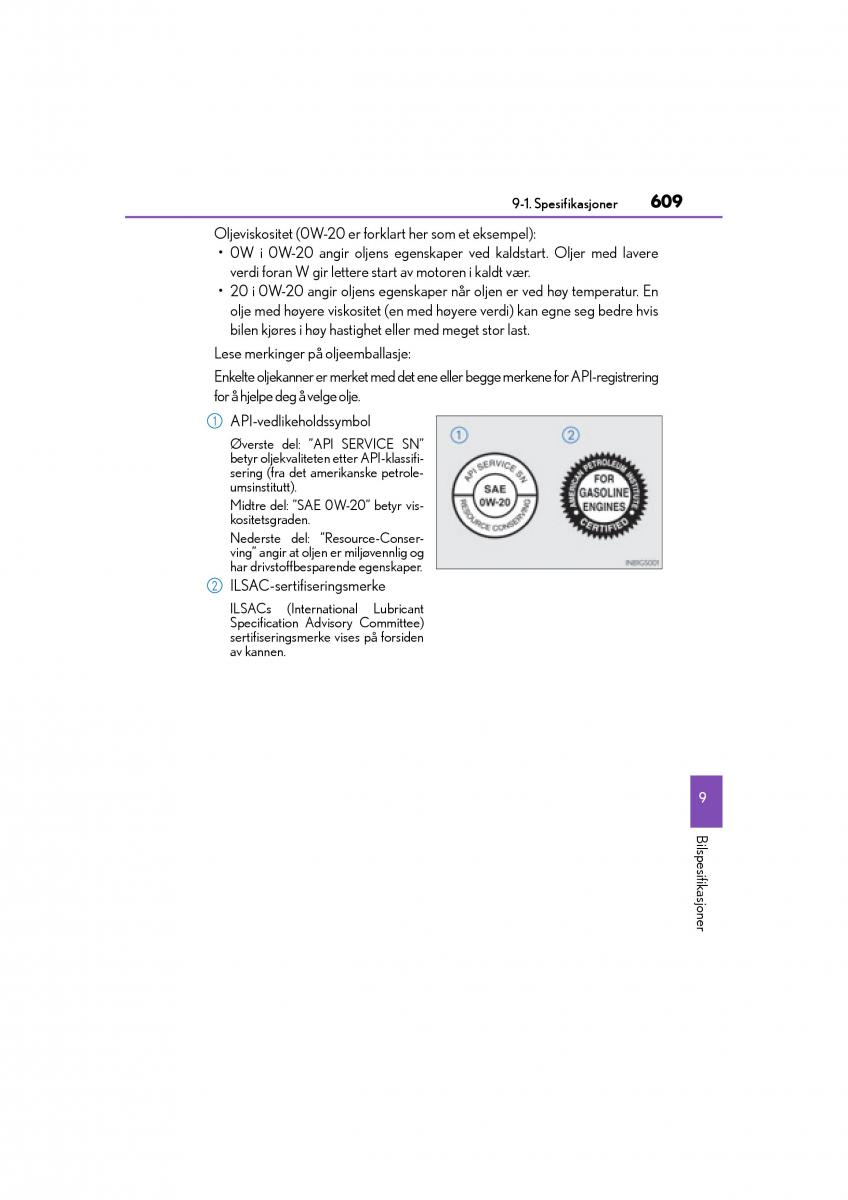 Lexus CT200h bruksanvisningen / page 611