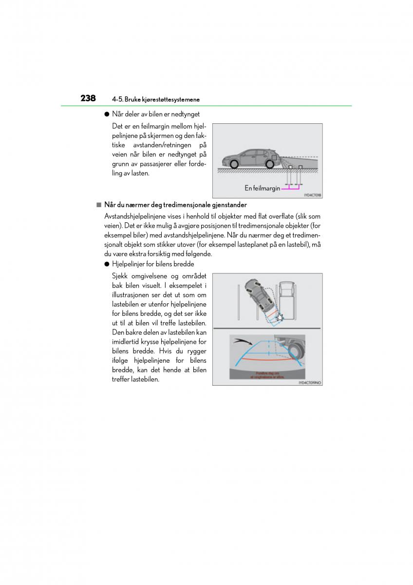 Lexus CT200h bruksanvisningen / page 240