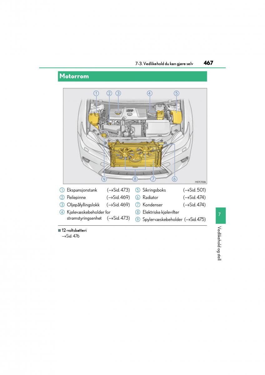 Lexus CT200h bruksanvisningen / page 469