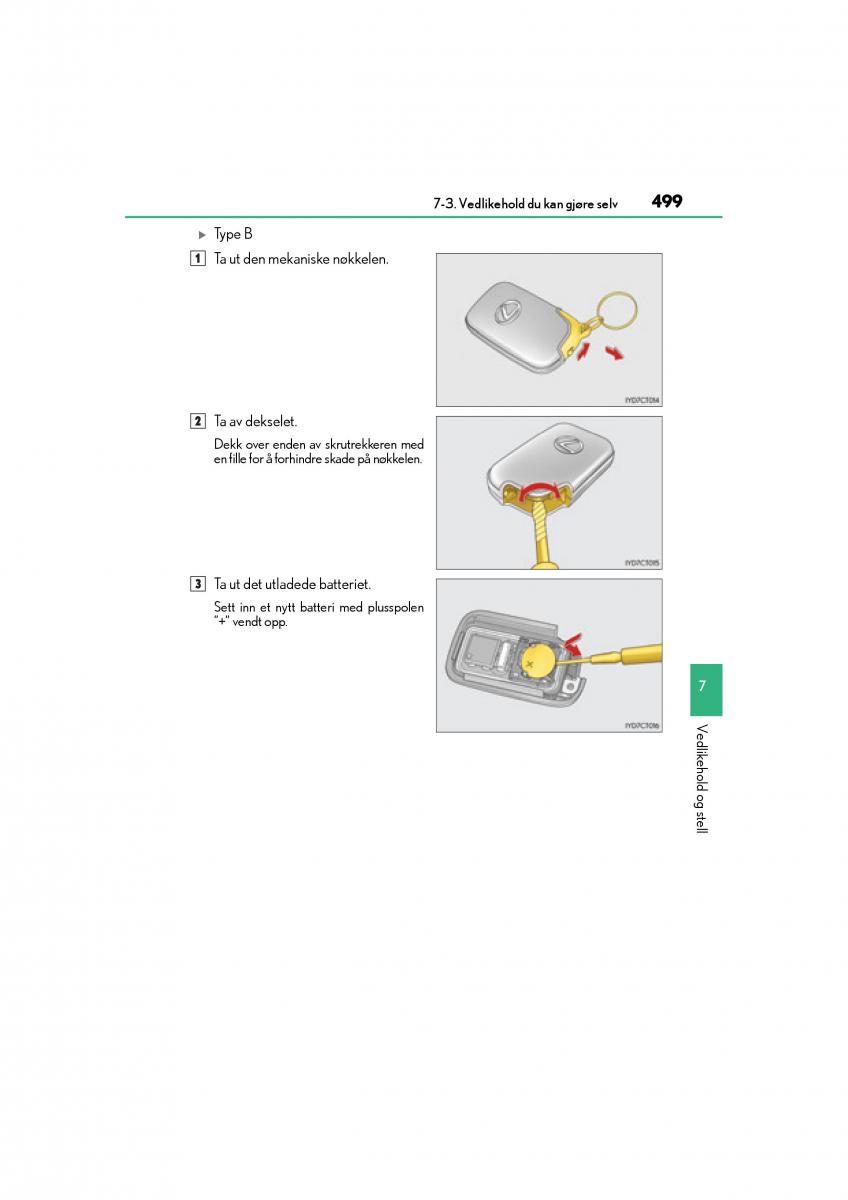 Lexus CT200h bruksanvisningen / page 501