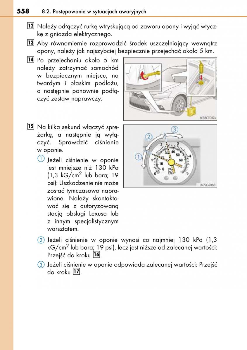 Lexus CT200h instrukcja obslugi / page 558