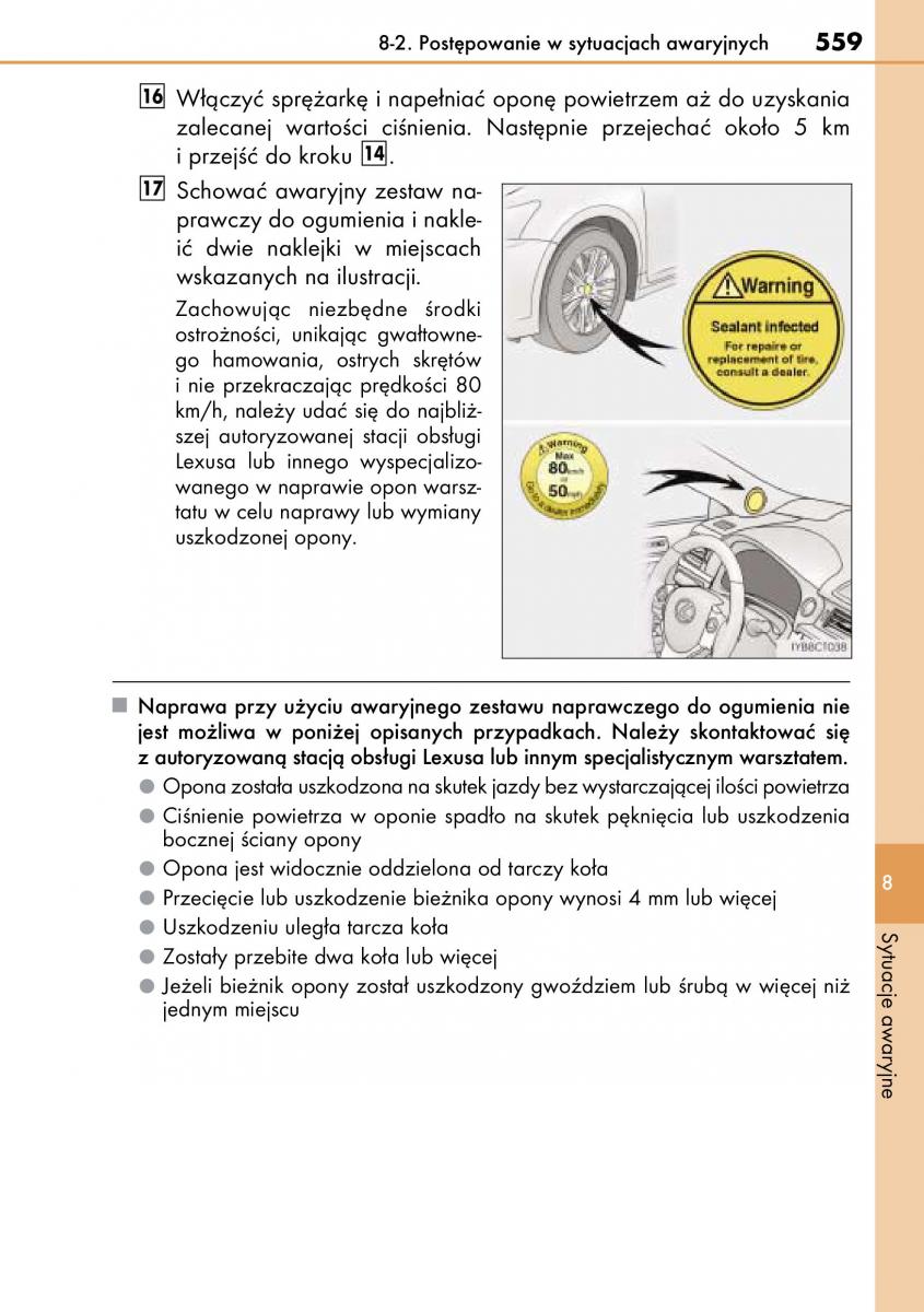 Lexus CT200h instrukcja obslugi / page 559