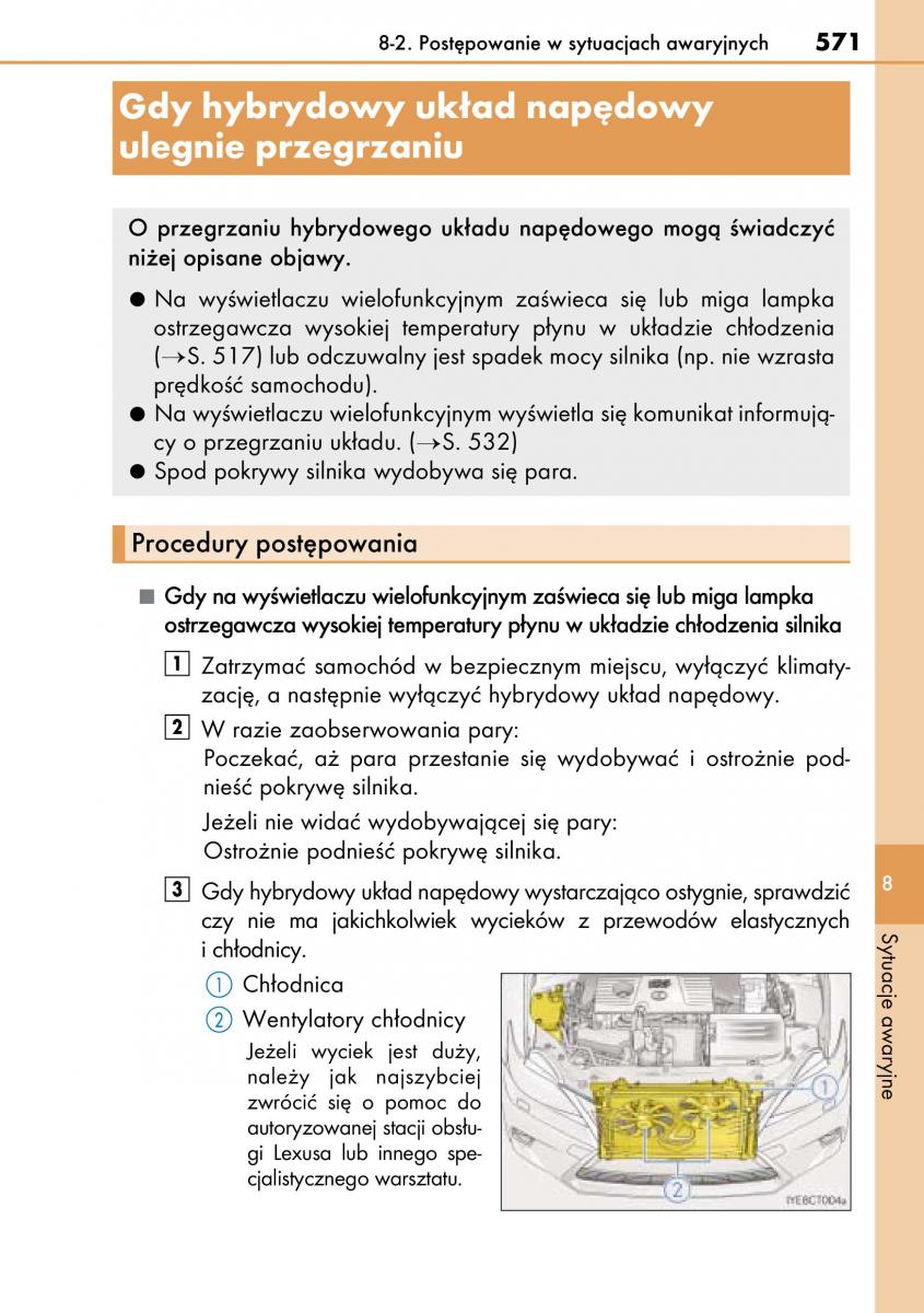 Lexus CT200h instrukcja obslugi / page 571