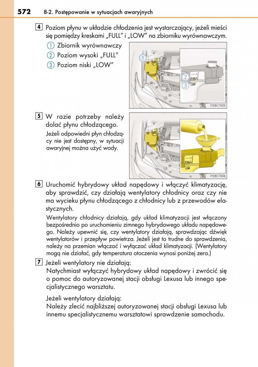 Lexus CT200h instrukcja obslugi / page 572