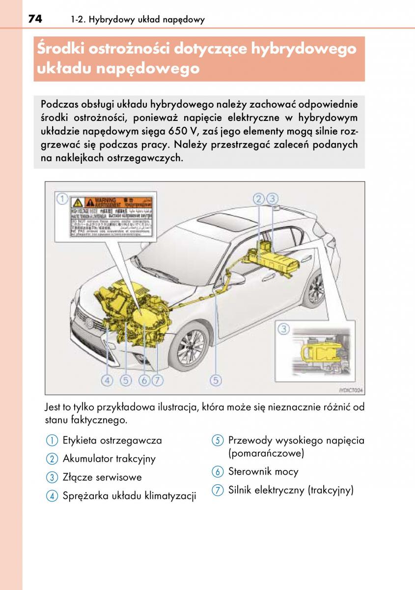 Lexus CT200h instrukcja obslugi / page 74