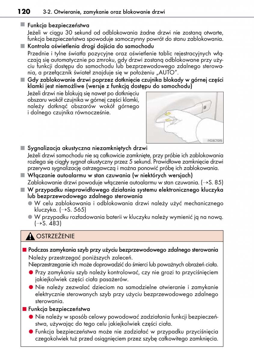 Lexus CT200h instrukcja obslugi / page 120