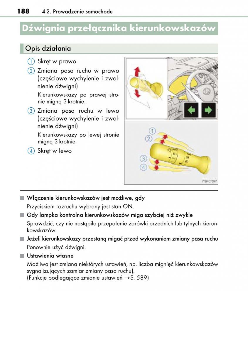 Lexus CT200h instrukcja obslugi / page 188