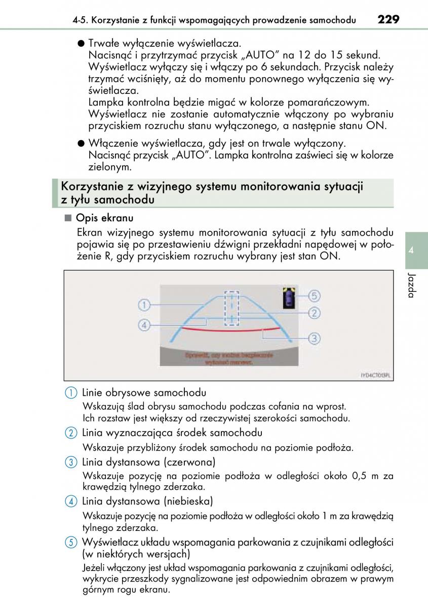 Lexus CT200h instrukcja obslugi / page 229