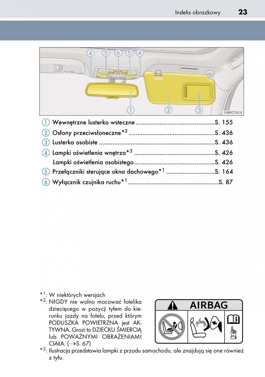 Lexus CT200h instrukcja obslugi / page 23