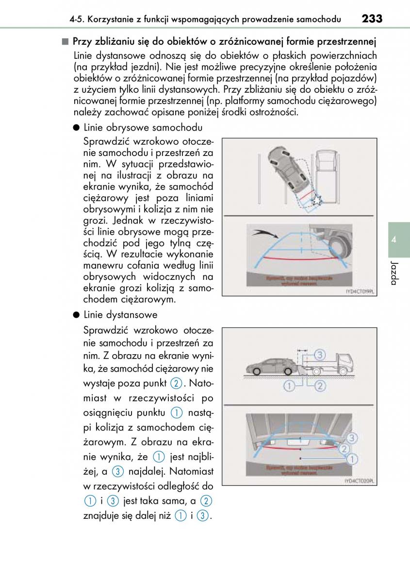 Lexus CT200h instrukcja obslugi / page 233