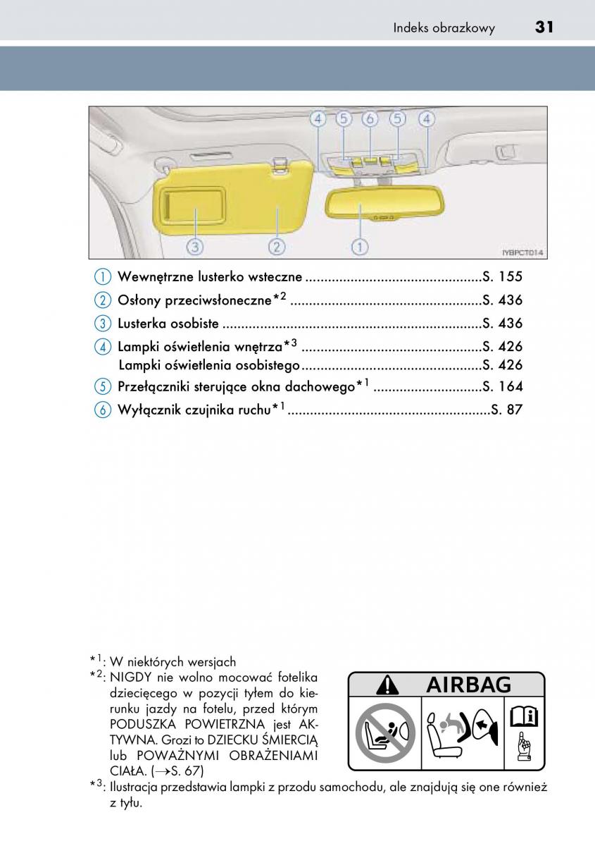 Lexus CT200h instrukcja obslugi / page 31