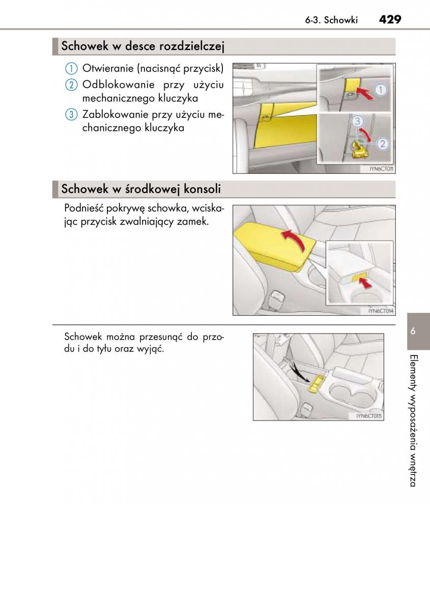 Lexus CT200h instrukcja obslugi / page 429