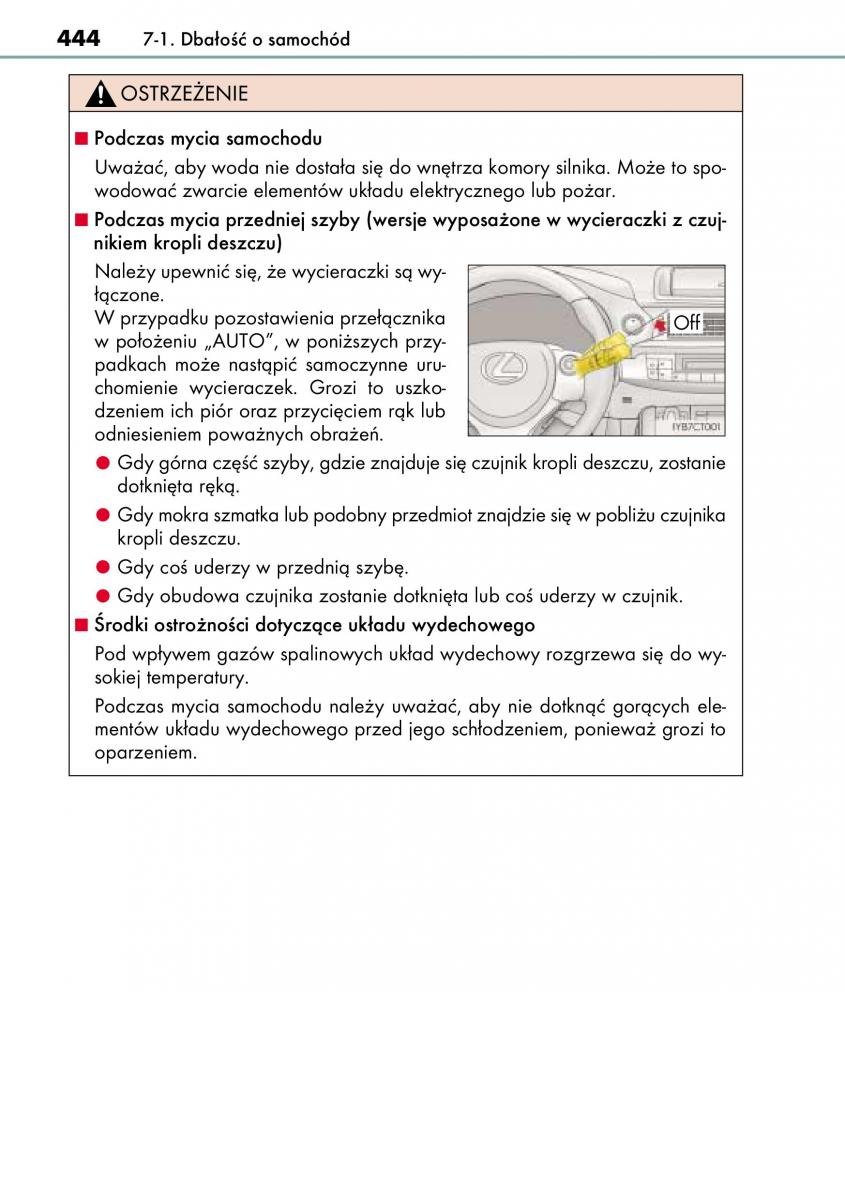 Lexus CT200h instrukcja obslugi / page 444