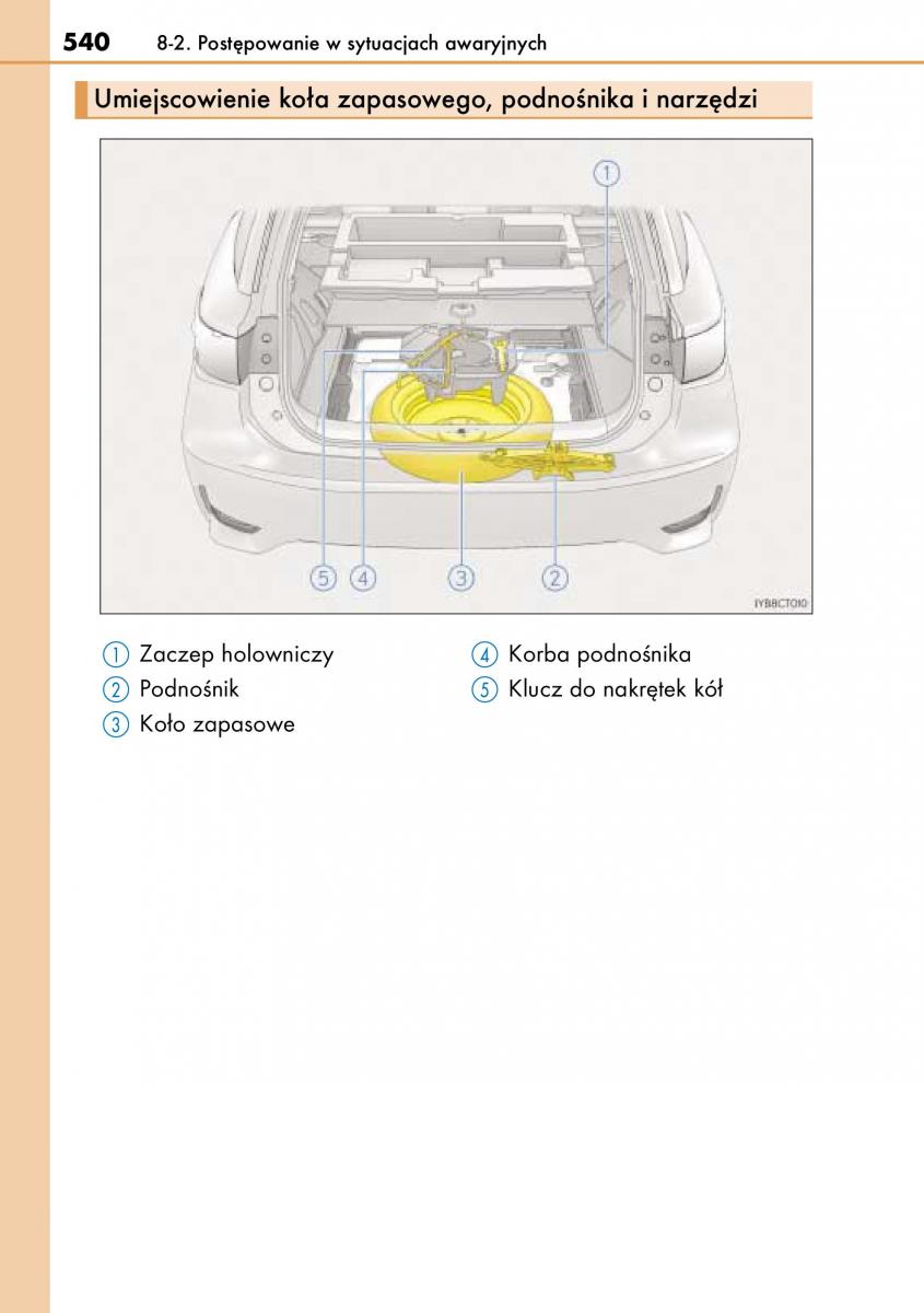 Lexus CT200h instrukcja obslugi / page 540