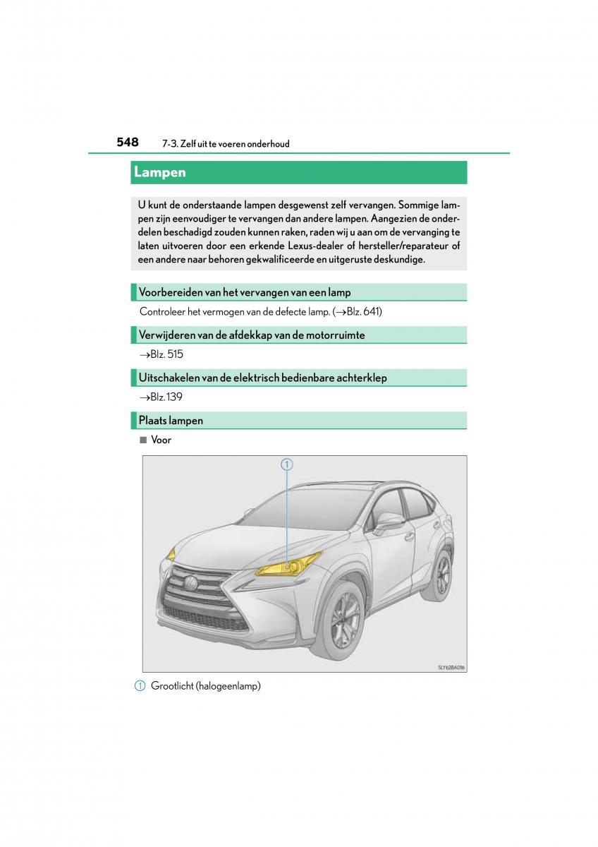 Lexus NX handleiding / page 548