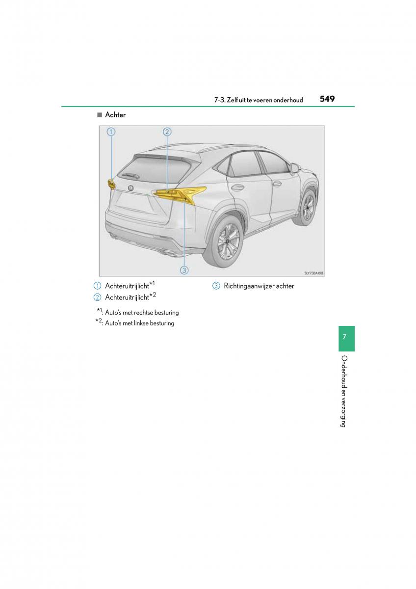 Lexus NX handleiding / page 549