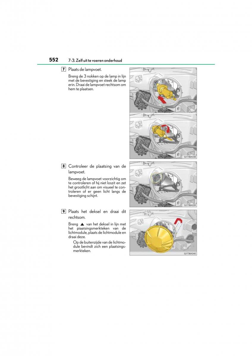 Lexus NX handleiding / page 552