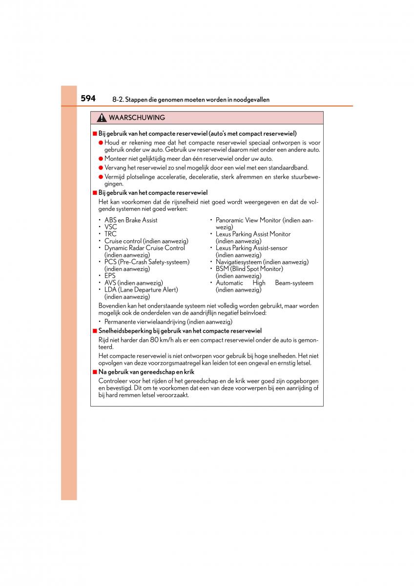 Lexus NX handleiding / page 594