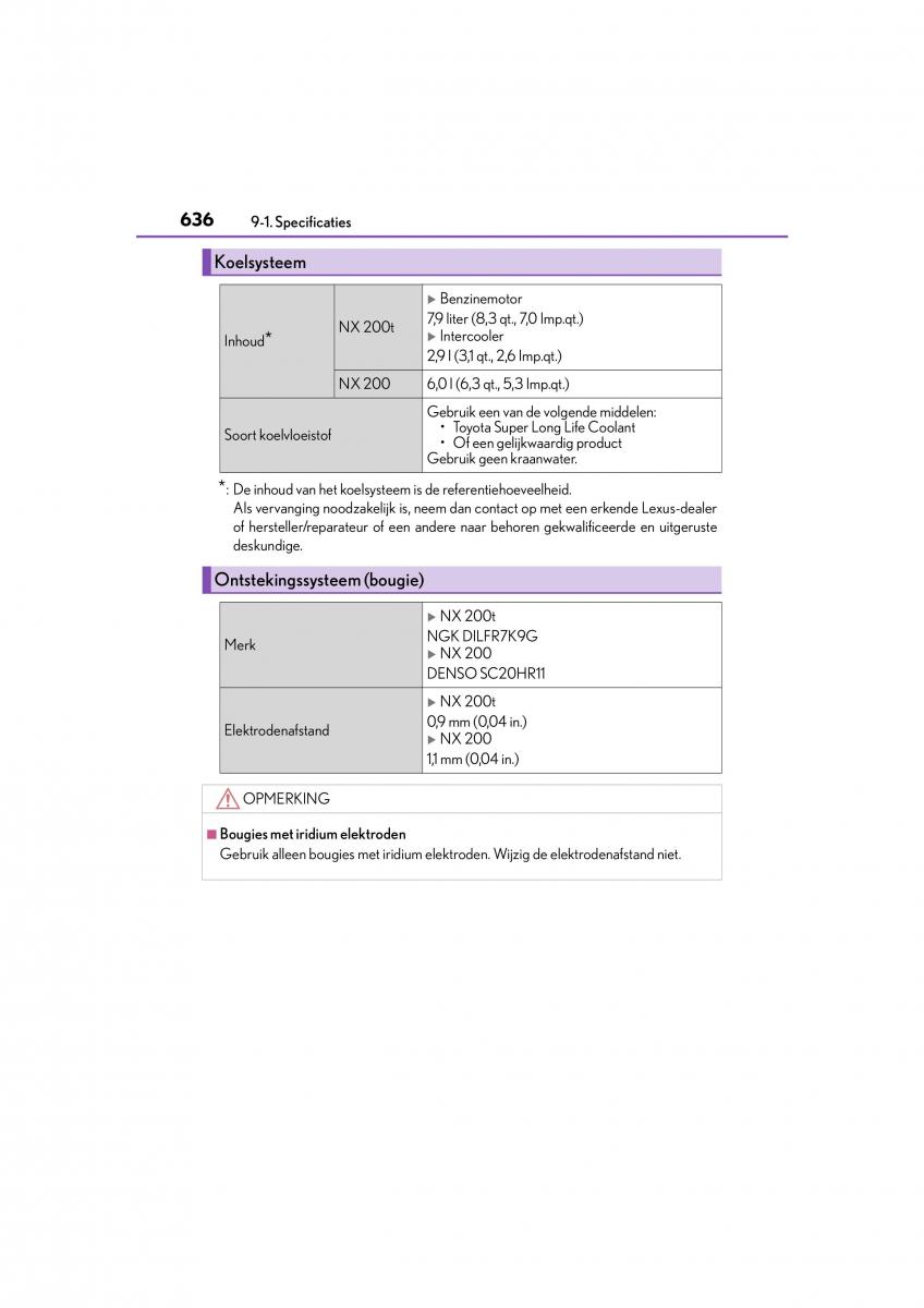 Lexus NX handleiding / page 636