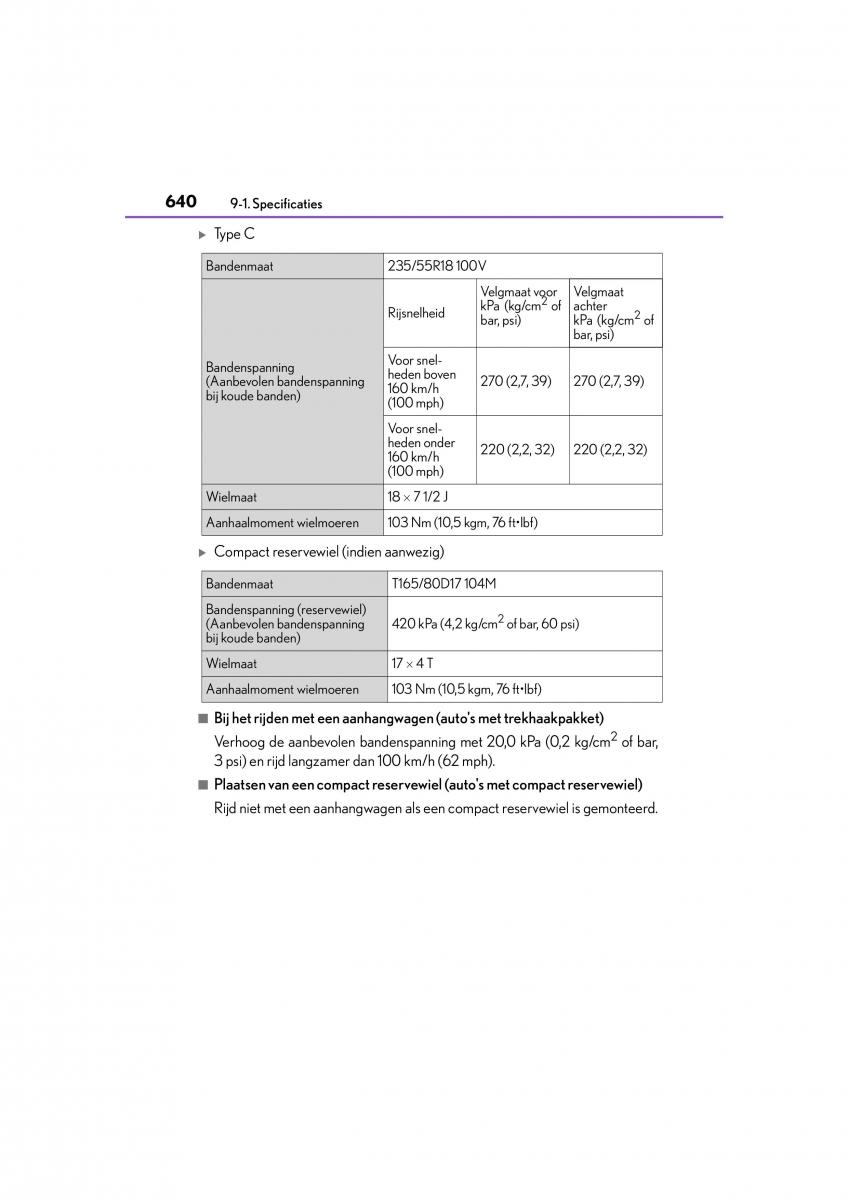 Lexus NX handleiding / page 640