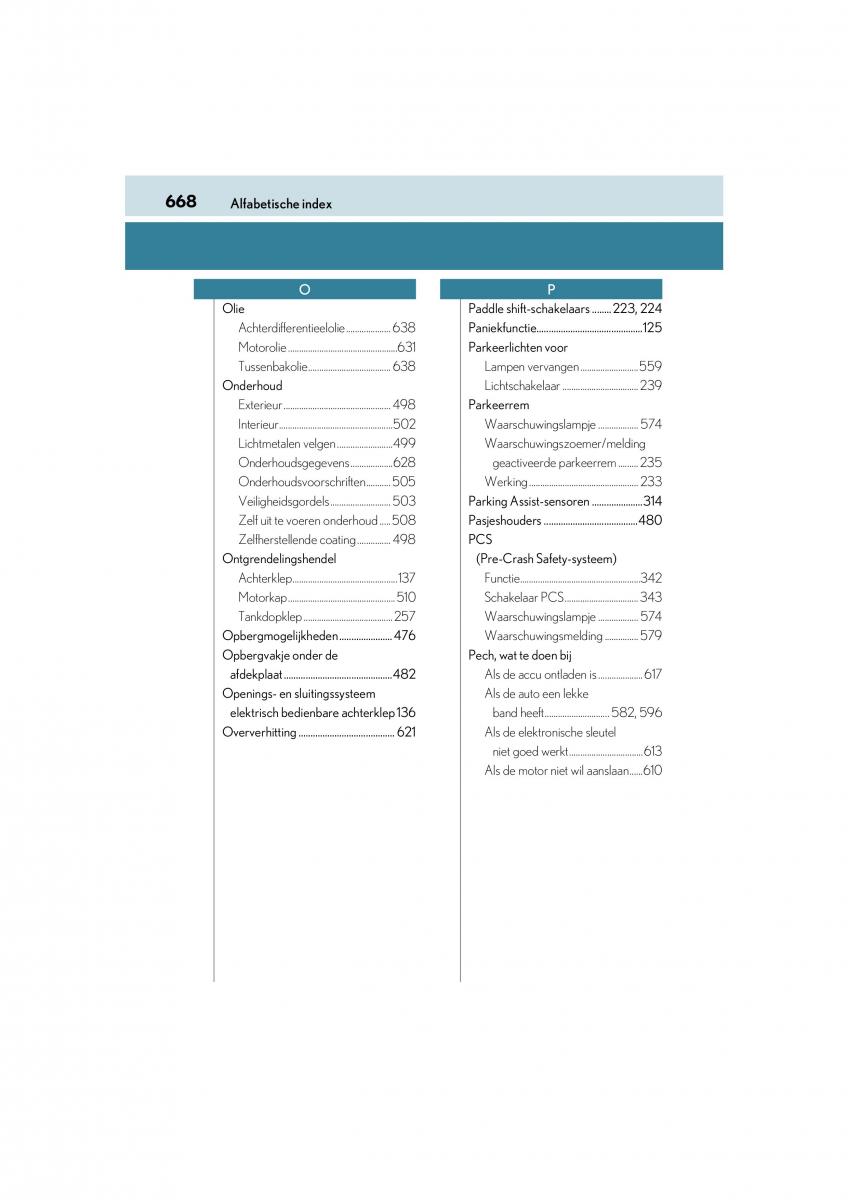 Lexus NX handleiding / page 668