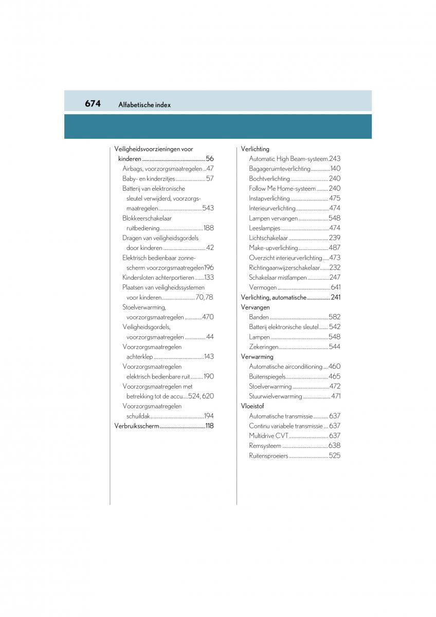 Lexus NX handleiding / page 674