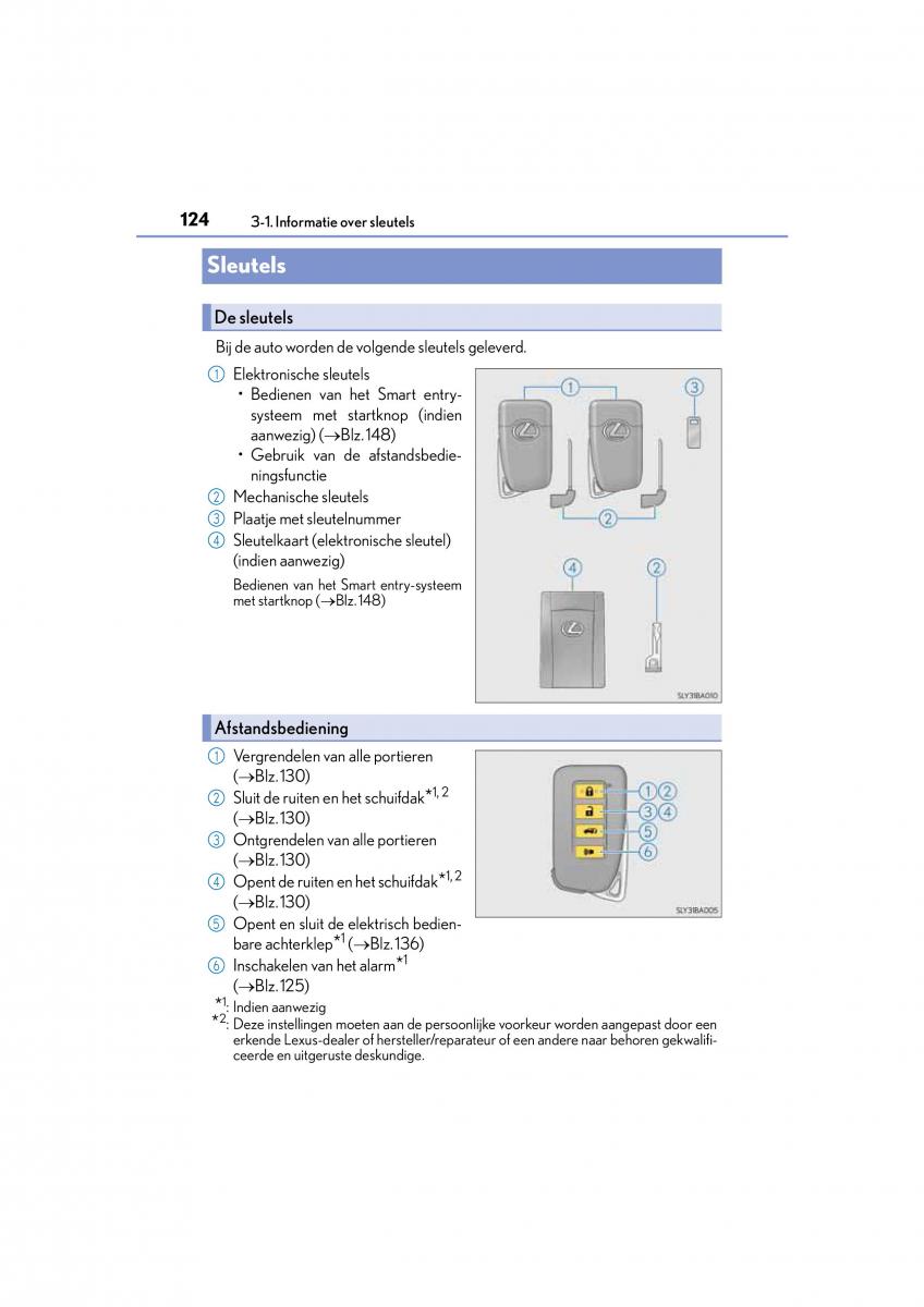 Lexus NX handleiding / page 124