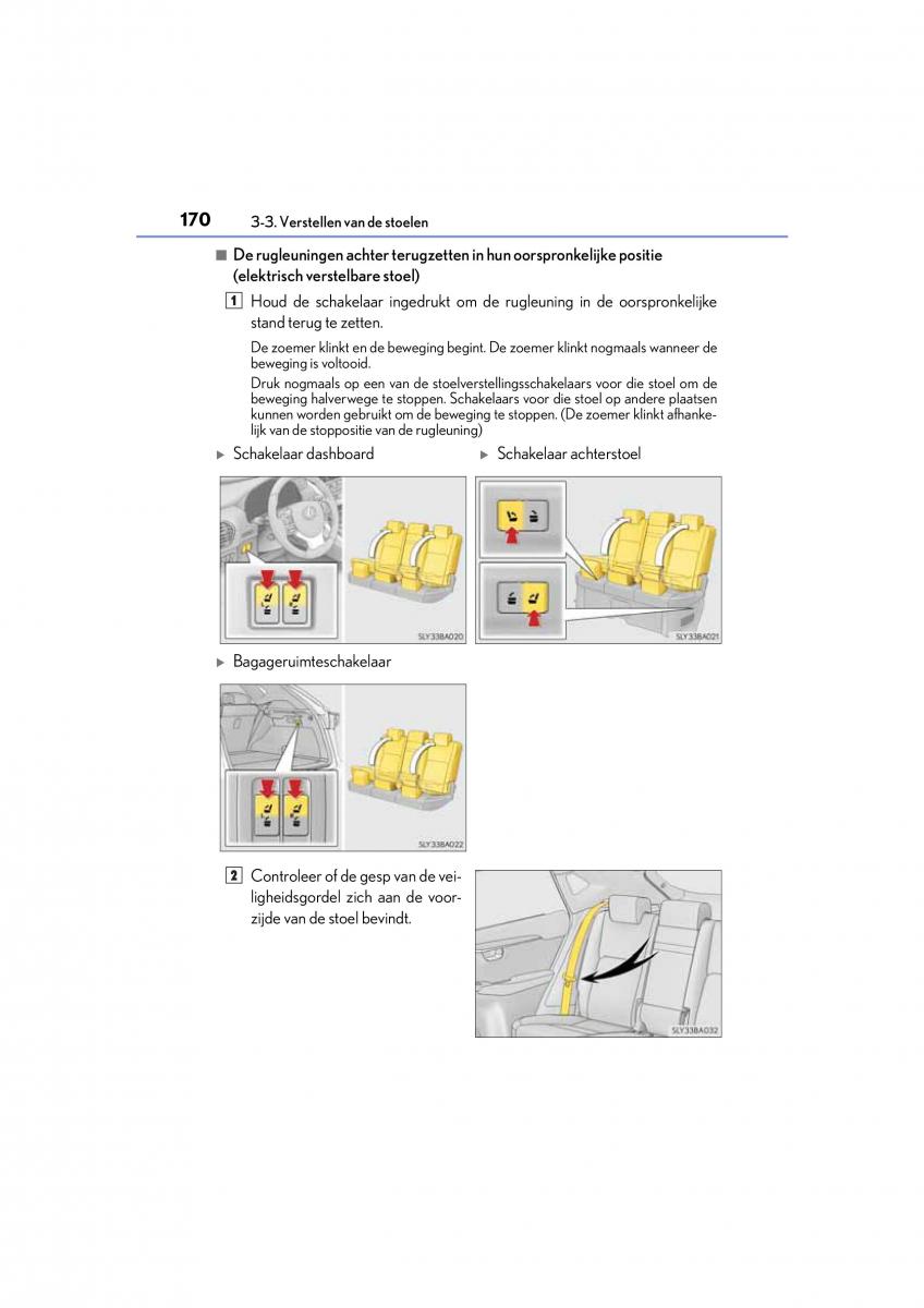 Lexus NX handleiding / page 170