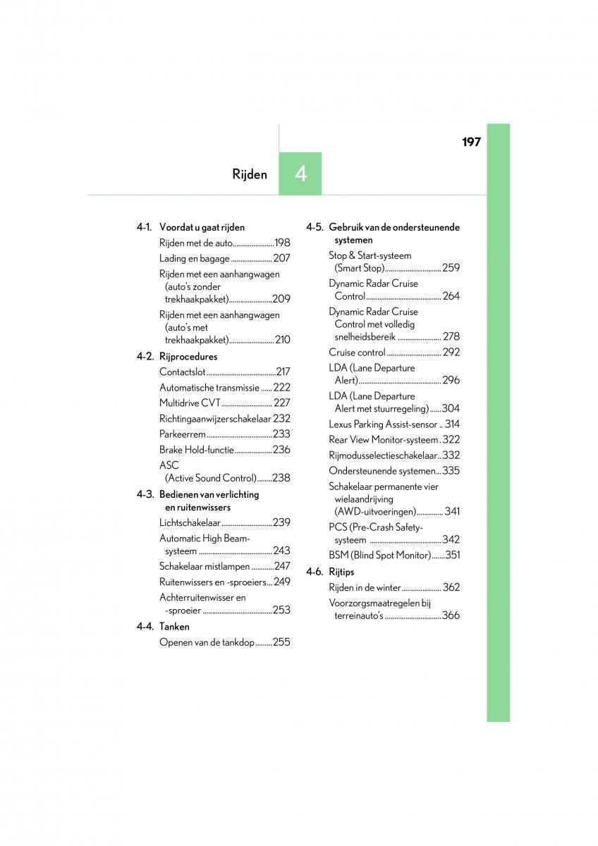 Lexus NX handleiding / page 197
