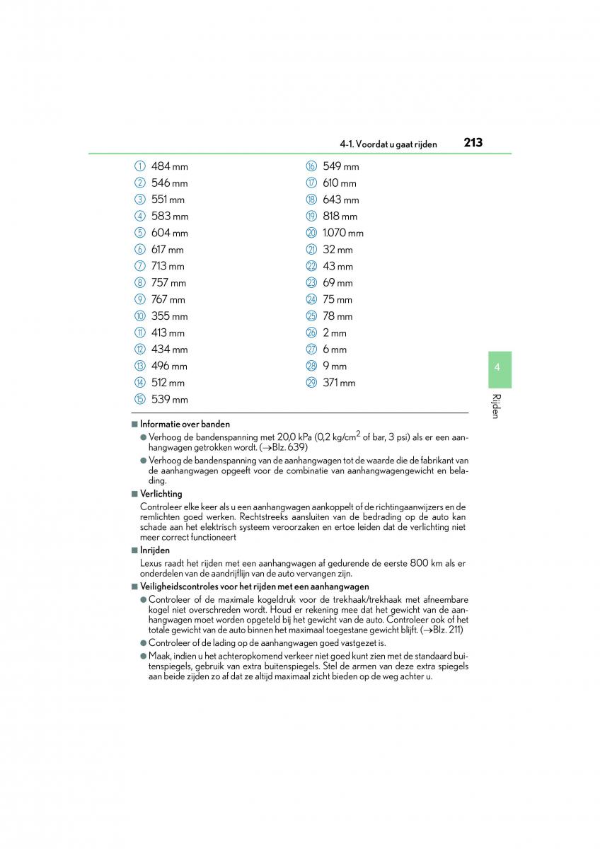 Lexus NX handleiding / page 213