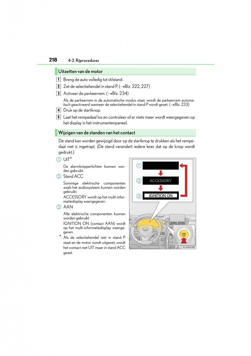 Lexus NX handleiding / page 218