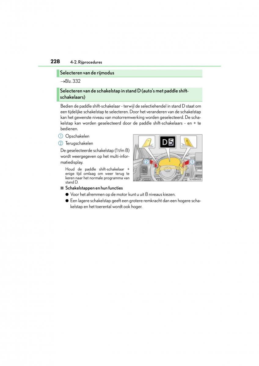 Lexus NX handleiding / page 228