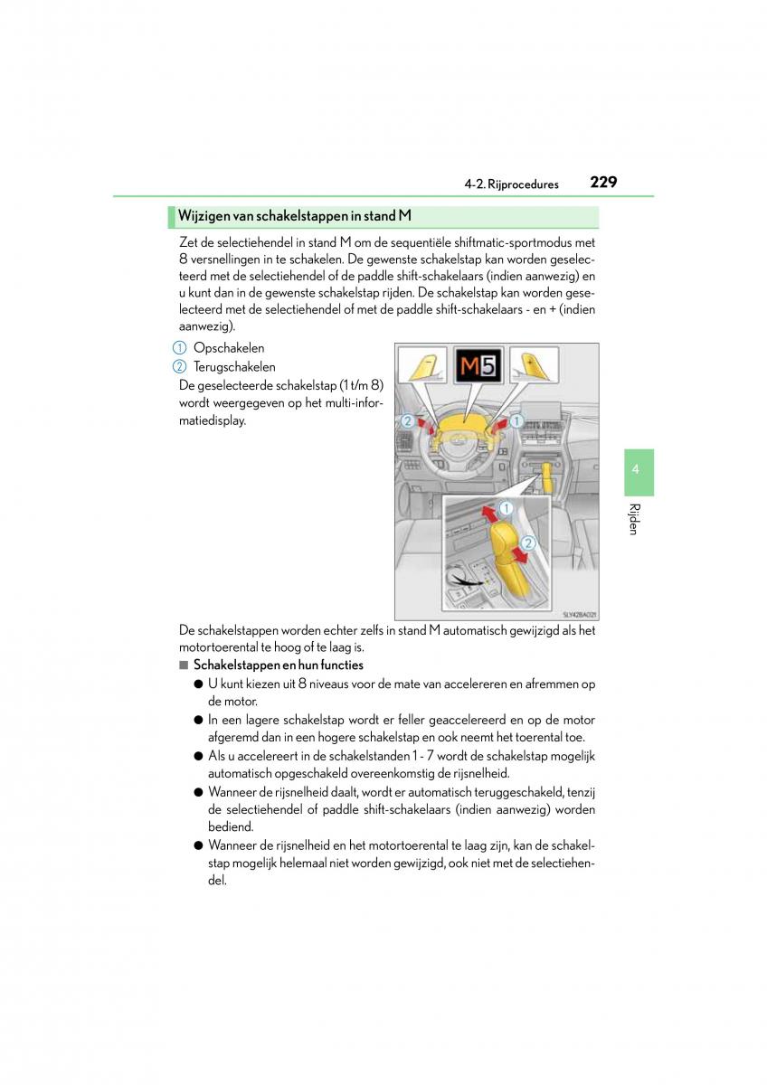 Lexus NX handleiding / page 229