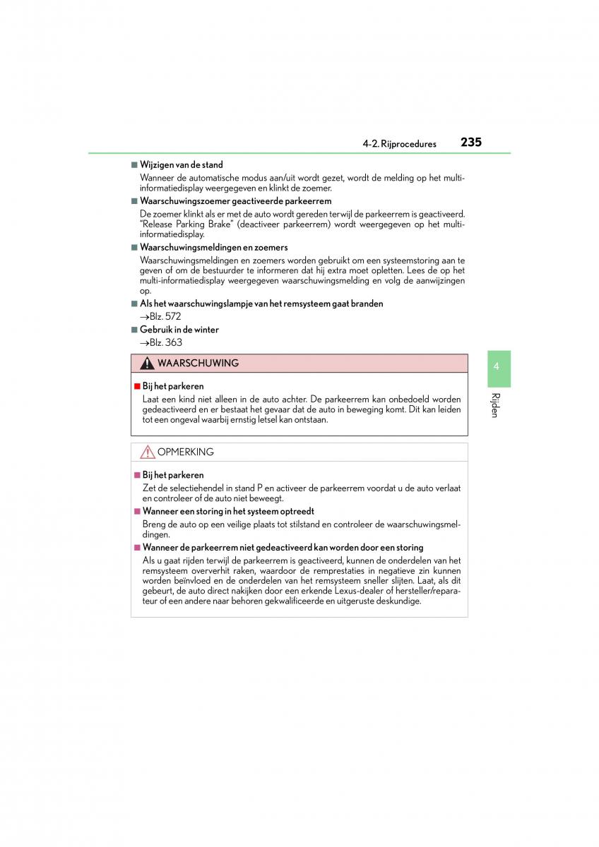 Lexus NX handleiding / page 235