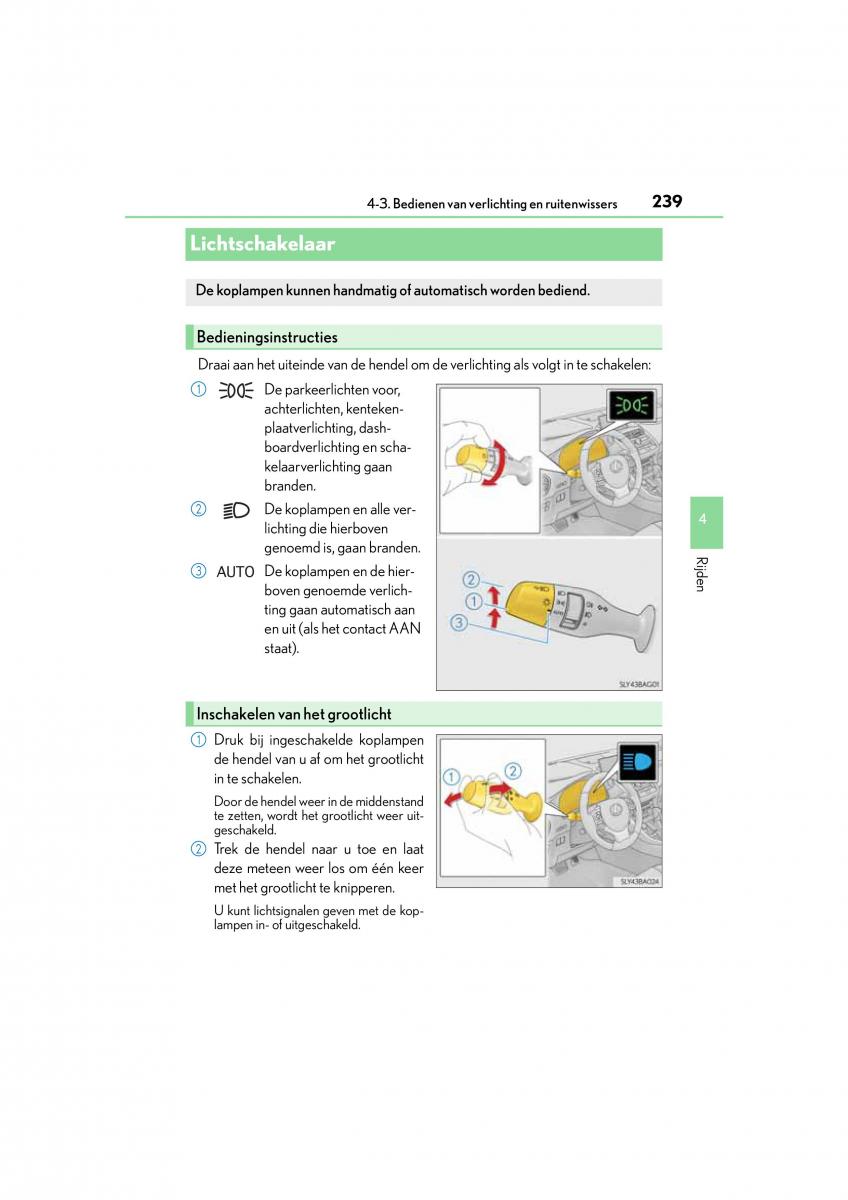 Lexus NX handleiding / page 239