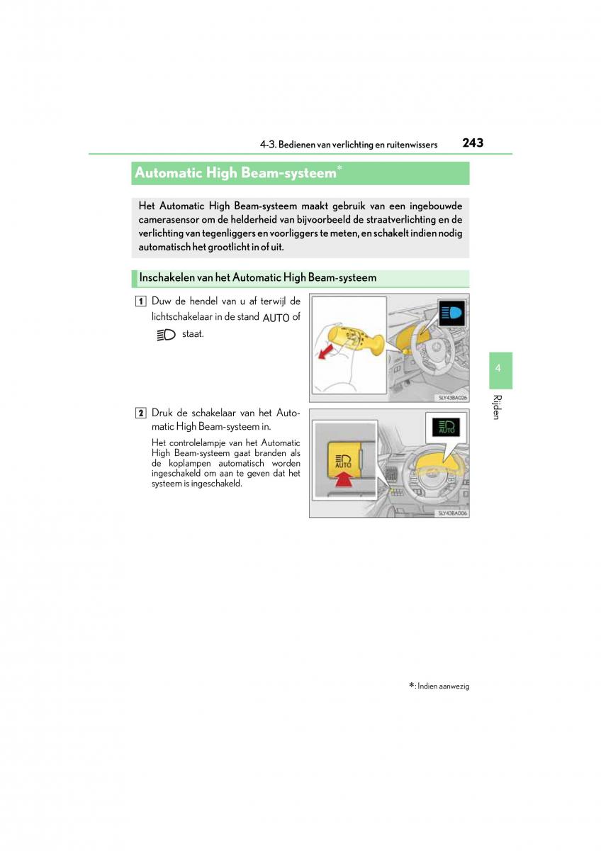 Lexus NX handleiding / page 243