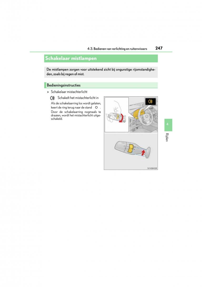 Lexus NX handleiding / page 247