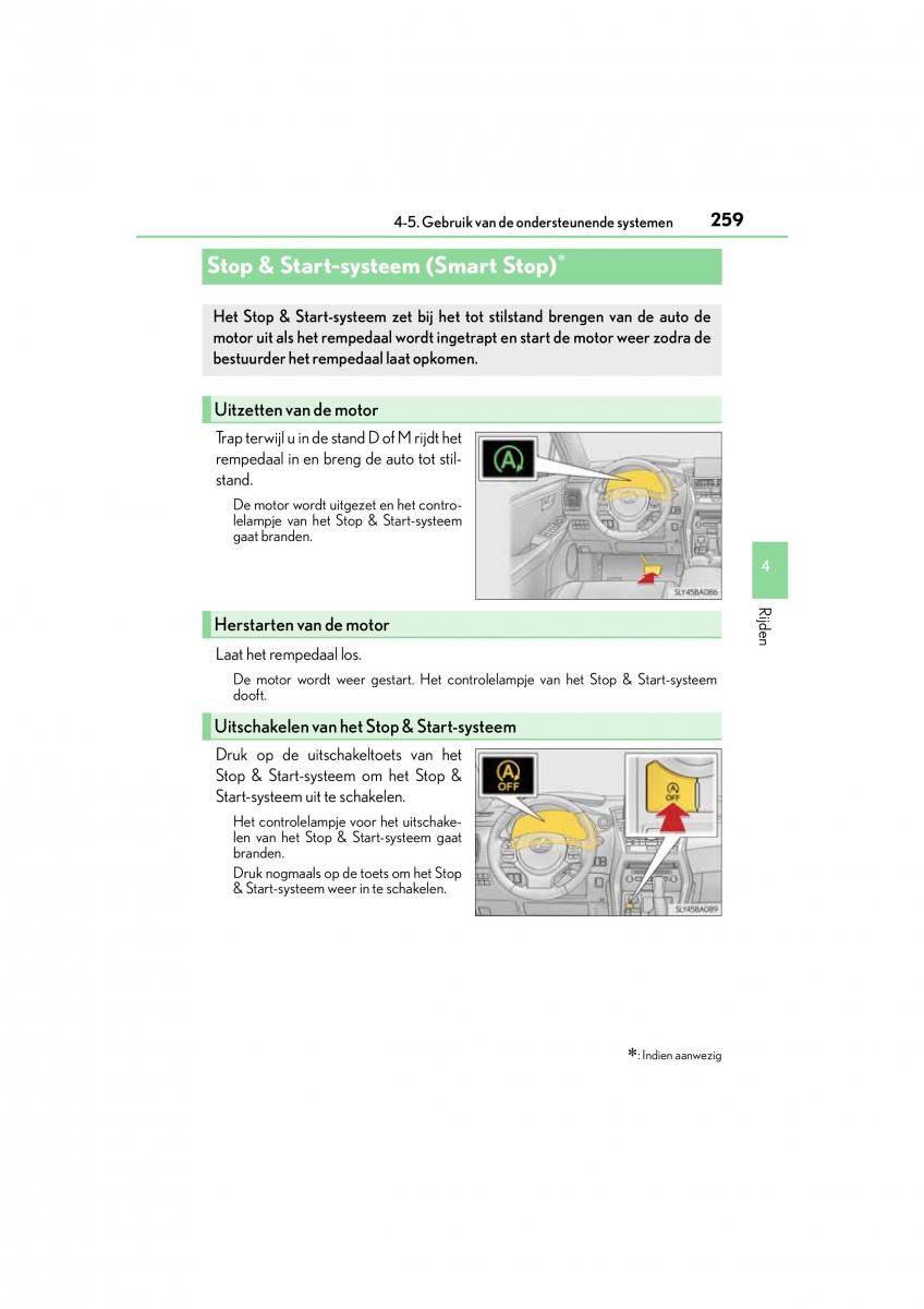 Lexus NX handleiding / page 259