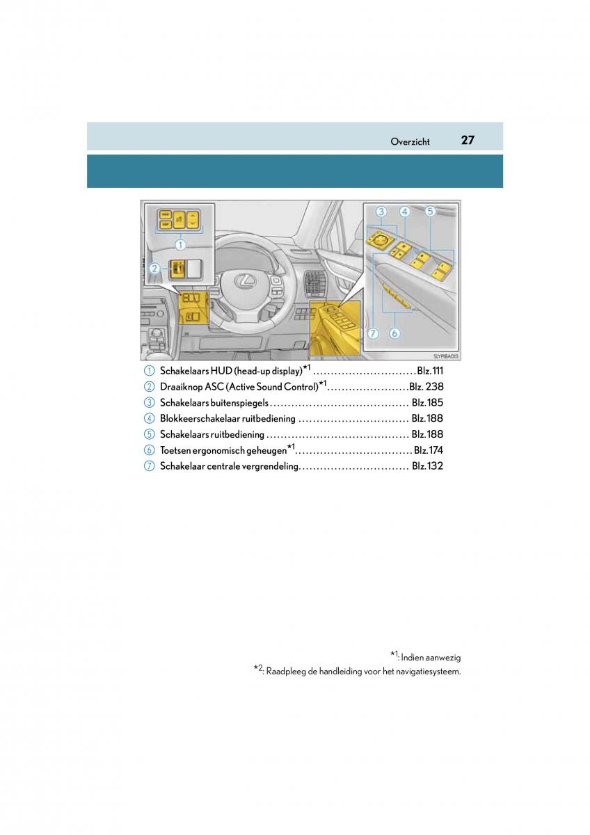 Lexus NX handleiding / page 27