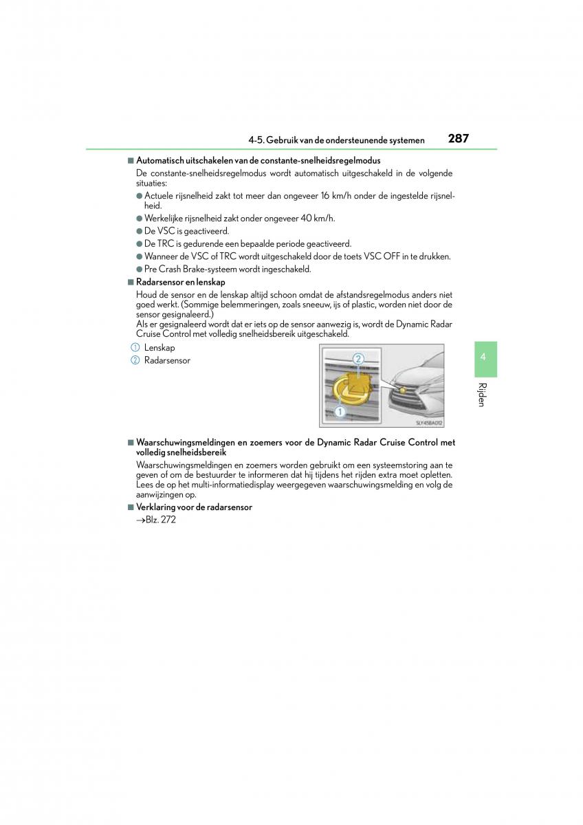 Lexus NX handleiding / page 287