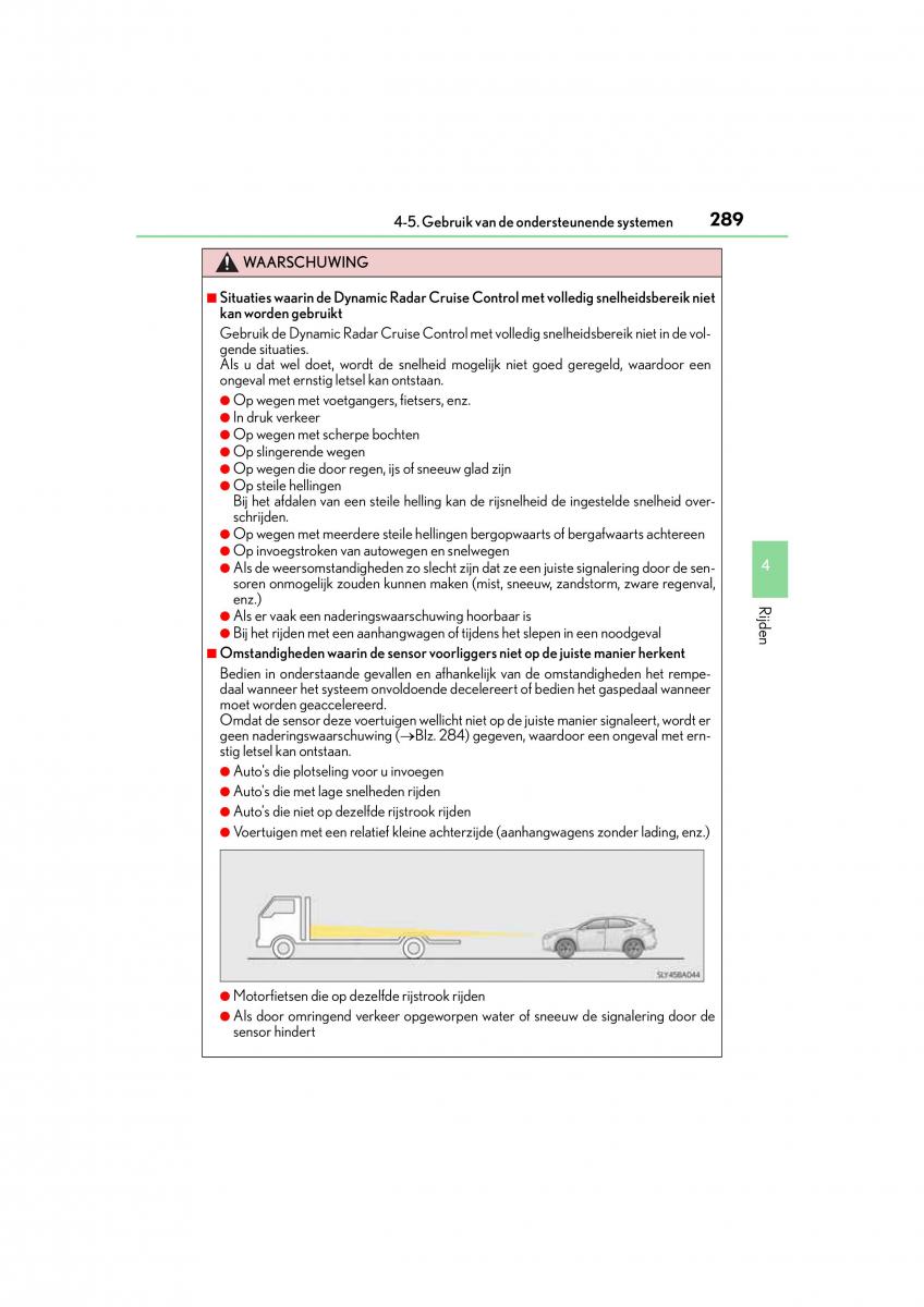 Lexus NX handleiding / page 289