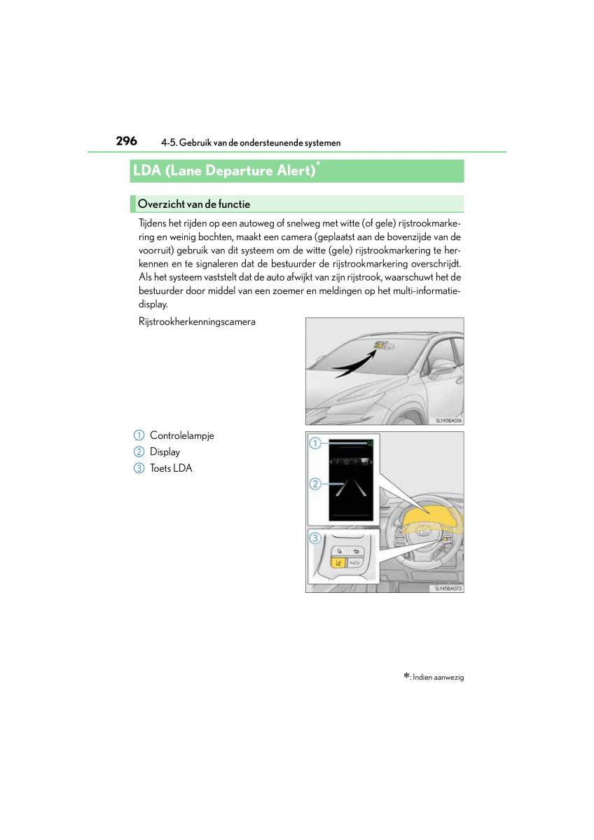 Lexus NX handleiding / page 296