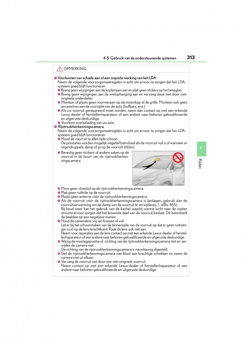 Lexus NX handleiding / page 313