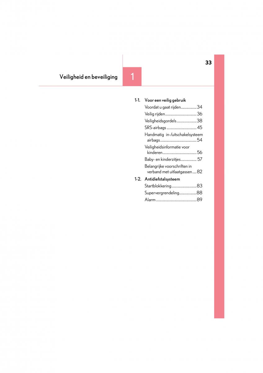 Lexus NX handleiding / page 33