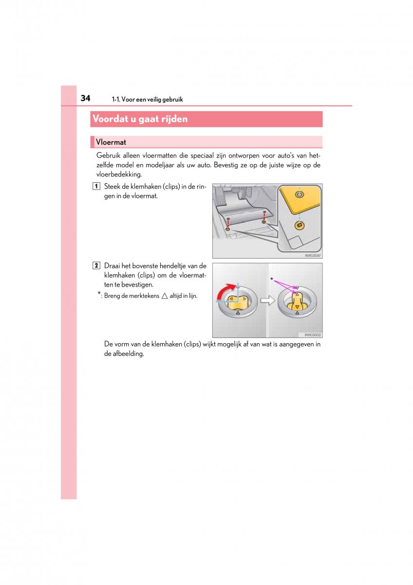 Lexus NX handleiding / page 34