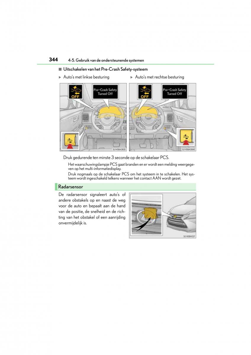 Lexus NX handleiding / page 344