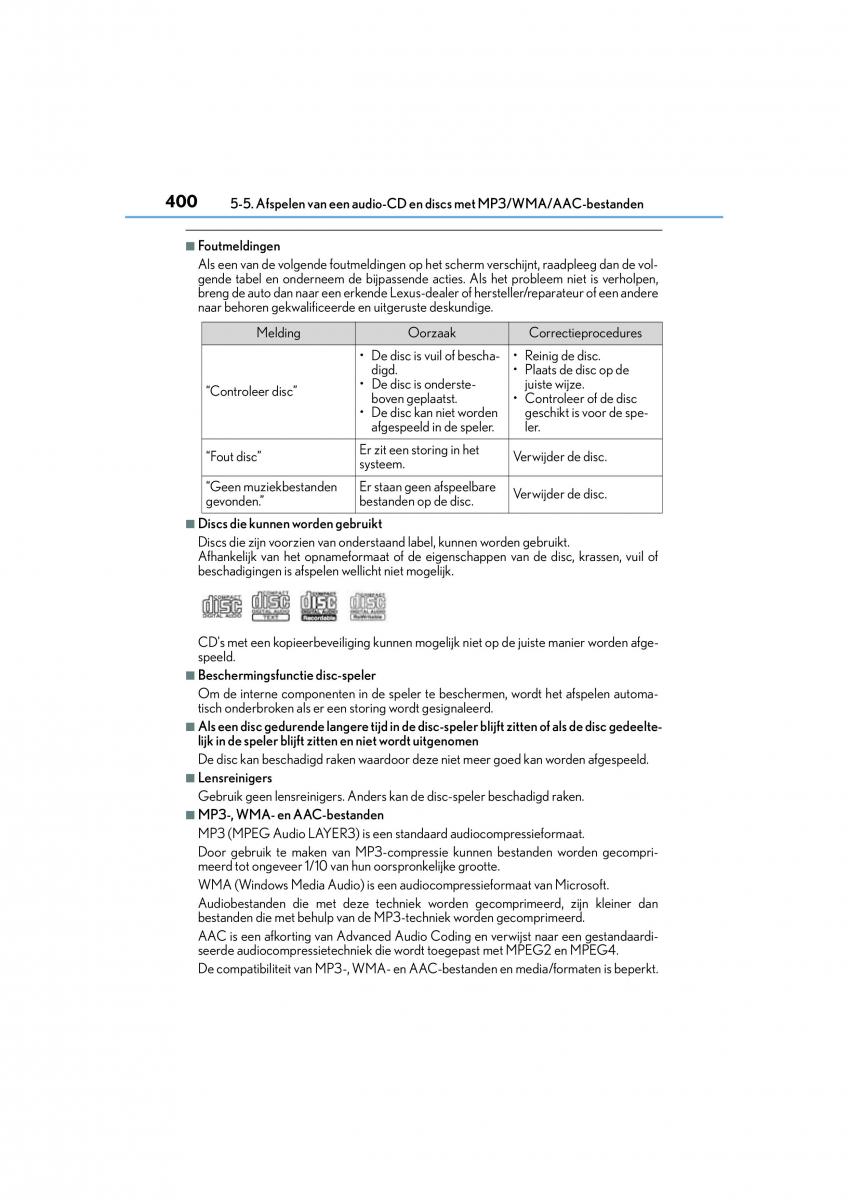 Lexus NX handleiding / page 400