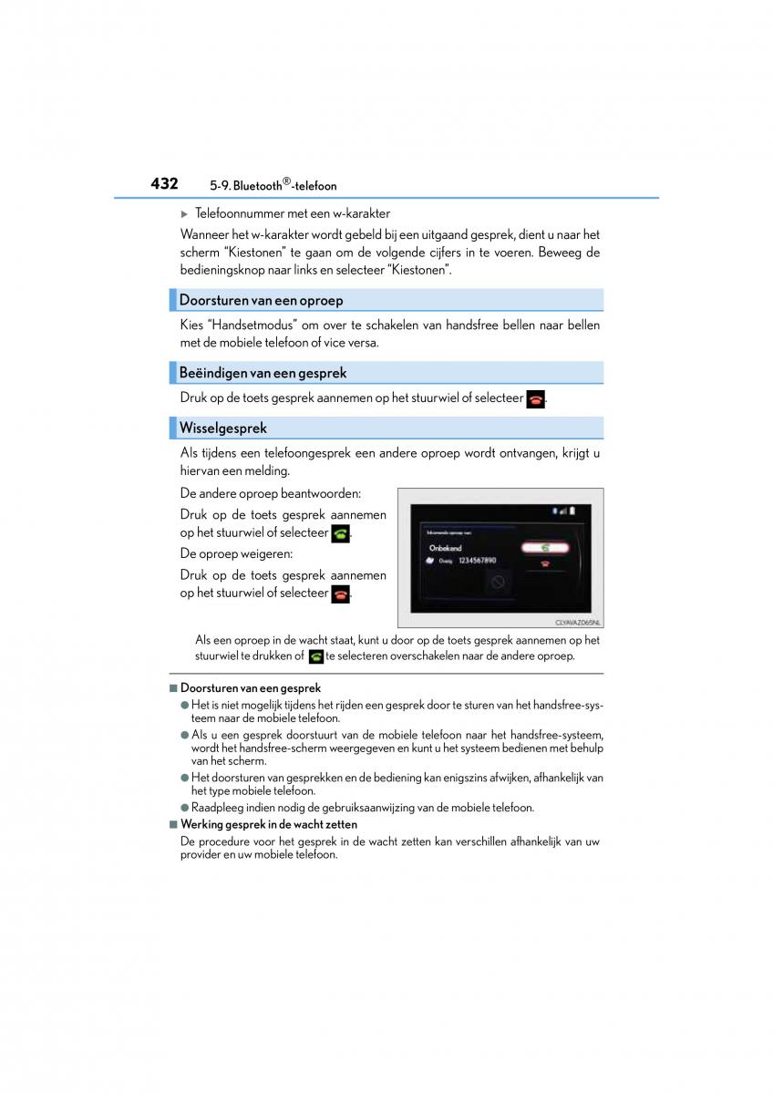 Lexus NX handleiding / page 432