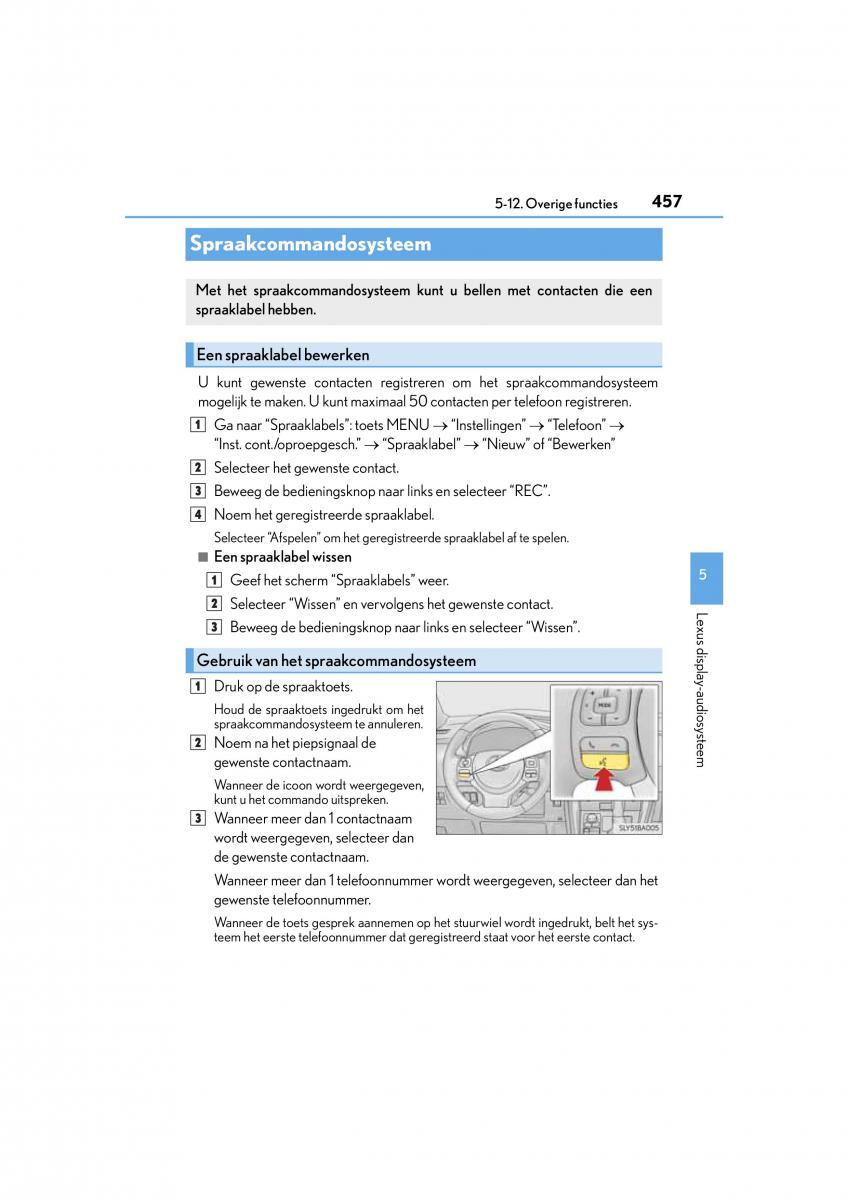 Lexus NX handleiding / page 457